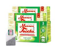 Yunnan Tuocha Zouji - Thé Vert Nature-Antioxydants - 60 Sachets 120g