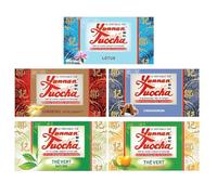 Yunnan Tuocha Zouji - Tuocha Thé Assortiment(Thé Vert, Kumquat, Lotus, Ginseng, Cannelle)- 100 Sachets (5x20)- 200g - Origine Yunnan Garantie