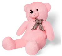 YunNasi Nounours Géant Ours en Peluche pour Enfants Doux Ours Jouet Grand XXL (120cm, Rose)