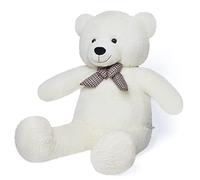 Coussin GENERIQUE YunNasi Peluche Nounours Géant Blanc 100cm Jouet d'enfant Cadeau Anniversaire