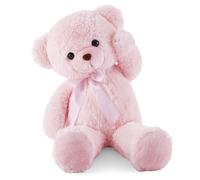 YunNasi Peluche Geante 90cm,Ours en Peluche, Nounours Géant XXL,Rose