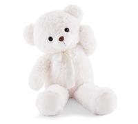 YunNasi Peluche Geante Blanc 90cm,Ours en Peluche XXL, Nounours Géant