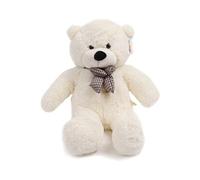 YunNasi Peluche Nounours Géant Blanc 100cm Jouet d'enfant Cadeau Anniversaire