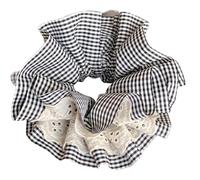 YUNNESS Chouchou élégant en dentelle pour femme - Double couche - Pour différentes coiffures et occasions