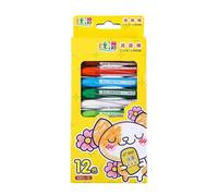 YUNNIAN 12/18/24/36 crayons de couleur lavables pour enfants tout-petits colorés de forme hexagonale pour l'art, le dessin, le coloriage