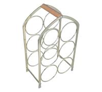 YUNNIAN Élégant casier à vin en forme de cage à oiseaux pour la maison ou la cuisine - 3 niveaux - Support de bouteille de vin pour économiser de l'espace sur le plan de travail
