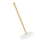 YUNNIAN Élégant support de chouchou avec base en bois pour accessoires de cheveux, présentoir à bijoux pour décoration de dortoir, présentoir à chouchous en bois et en métal