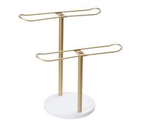 YUNNIAN Élégant support de chouchou avec base en bois pour accessoires de cheveux, présentoir à bijoux pour dortoir, décoration de chambre, organisateur de cheveux pour femmes