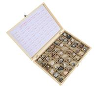 YUNNIAN Ensemble D'échantillons De Roches Et Minéraux pour Les Adolescents Exploration des Sciences La Terre Activité d'apprentissage Pratique Aide Pédagogique en Géologie Spécimens Roches