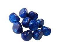 YUNNIAN Essentiels De Voyage Légers À 3 Faces Polyvalents pour l'enseignement des Probabilités Et Les Jeux De Société Dés Couleurs Vives