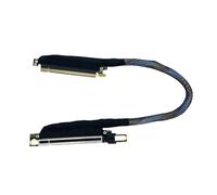 YUNNIAN Fast Speed PCIe 5.0 X16 Carte Graphique Câble D'extension GPU avec Bande Passante Câblage Argenté
