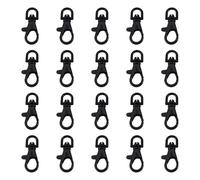 YUNNIAN Fermoirs À Homard en Plastique Colorés Accessoires pour Porte-clés Texture pour La Fabrication De Bijoux Et Les Projets Artisanaux Paquet De 20