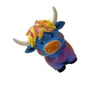 YUNNIAN Figurine d'animal De Ferme en Résine Vache des Highlands pour Bibliothèque Jardin Bureau Et Décoration Extérieure Statue d'animal en Résine