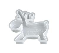 YUNNIAN Lot De 6 Moules Flexibles en Silicone pour Bougies De Noël Forme Unique Renne Cheval À Bascule Étoile Garçon Angélique De Noël Ensemble De Moules À Bougies en Silicone