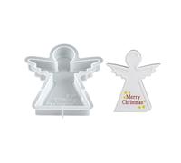 YUNNIAN Lot De 6 Moules Flexibles en Silicone pour Bougies De Noël Forme Unique Renne Cheval À Bascule Étoile Garçon Angélique De Noël Ensemble De Moules À Bougies en Silicone