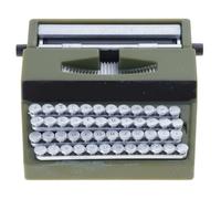 YUNNIAN Machine À Écrire Miniature Décor Rétro Détaillé pour Les Amateurs D’Objets De Collection Et Les Affichages sur Le Thème Vintage Maisons Poupées Meubles Décors Machine À Écrire