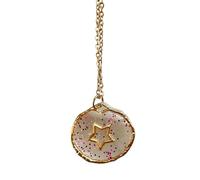 YUNNIAN Modern Celestials Alloy Necklace Star Moon Heart Pendant Neckchain Adjustable Length Neck Chain Accessory Jewelry For Parties And Festivals