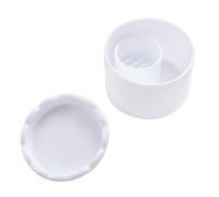 YUNNIAN Nail Art Brosse de nettoyage et stylo scintillant organisé avec couvertures pour une efficacité en salon