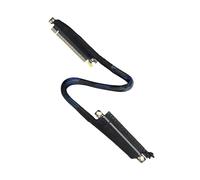 YUNNIAN PCIe 5.0 X16 GPU Extension Câble 180 Degrés Conception Braide Shield Haute Bande Passante 64 Go pour Améliorer Les Flux d'air À Droite