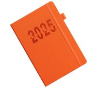 YUNNIAN Planificateur journalier 2025 annuel complet de décembre à décembre avec couverture rigide et mensuel coloré