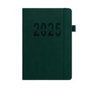 YUNNIAN Planificateur journalier 2025 annuel complet de décembre à décembre avec couverture rigide et mensuel coloré