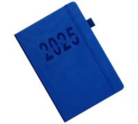 YUNNIAN Planificateur journalier 2025 annuel complet de décembre à décembre avec couverture rigide et mensuel coloré