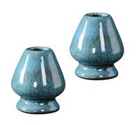 YUNNIAN Porte-fouets à matcha en céramique fait à la main - Support traditionnel - Accessoire de cérémonie - Élégant salon de thé