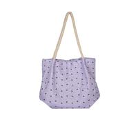 YUNNIAN Spacious Floral Print Bag Lightweight Canvas Shoulder With Braided Strap Large Capacity Flower Underarm Purse Canvas Shoulder For Women
