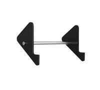 YUNNIAN Support de tablette en acrylique noir pour clavier d'ordinateur mécanique pour espaces de travail organisés, idéal pour le bureau et la maison