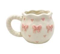 YUNNIAN Tasse à café en céramique fabriquée à la main avec des nœuds uniques - Tasse à boire en porcelaine pour la maison, le bureau, les voyages