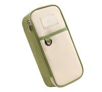 YUNNIAN Trousse à crayons haute capacité avec compartiments multiples pour stylos et marqueurs, Vert, 22x10x6cm