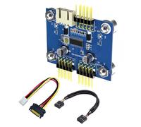 YUNNIAN USB 2.0 9pin Mâle À Double Séparateur Connecteurs Internes Optimisés pour Les Configurations L'appareil Multiple du Boîtier PC Expanseur Port USB