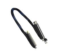 YUNNIAN Vitesse Rapide 64GT / S PCIE 5.0 Câble D'extension GPU À Sortie Droite 270 ° Tourn Tresser Bande Passante Bidirectionnelle Câblage Tressé pour PC