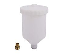yunnie 600ML Remplacement De La Casserole Du Godet Du Pistolet PulvÉRisateur De Peinture Par GravitÉ Pour Devilbiss Pri FLG, Blanc