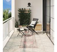 Yunovire Arbizu Tapis design vintage pour l'intérieur et l'extérieur 80 x 250 cm Multicolore polypropylène à poils courts testé, pour salon, chambre à coucher