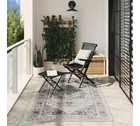 Yunovire ARBIZU Tapis pour l'intérieur et l'extérieur, design vintage, 140 x 200 cm, multicolore, hauteur des poils 4 mm, imperméable, certifié Oeko-Tex, pour salon, chambre à coucher, balcon