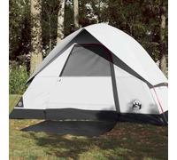 Yunovire Dome Tente de camping pour 3 personnes, occultant, imperméable et coupe-vent, polyester 185T avec revêtement PU, légère, avec raccord E pour camping, trekking, extérieur