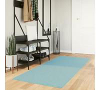 Yunovire Oviedo Tapis à poils courts - Vert - 80 x 200 cm - Doux et moelleux - Polyester - Certifié Standard 100 Oeko-Tex - Idéal pour salon, chambre à coucher - Décoration d'intérieur moderne - Sol