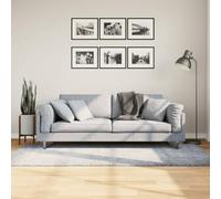 Yunovire Pamplona Tapis à poils longs moderne, bleu, 100 x 200 cm, doux et moelleux, certifié sans substances nocives selon la norme Oeko-TEX, idéal pour le salon, la chambre à coucher, le bureau