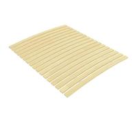 Yunovire Sommier de rechange en bois de peuplier massif, 100 x 200 cm, 17 lattes, pliable, lattes enroulables avec courbe, idéal pour lits superposés et lits plates-formes, base de lit durable