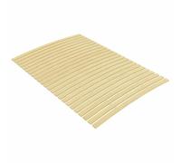 Yunovire Sommier de rechange en bois de peuplier massif, 24 lattes, 120 x 200 cm, pliable, pour lits superposés, lits de jour, lits plates-formes, surmatelas