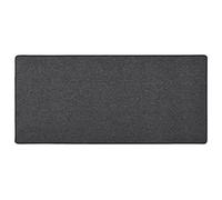 Yunovire Tapis de couloir anthracite 50 x 100 cm en polypropylène aiguilleté insonorisant, antidérapant, lavable, pour salon, chambre à coucher, cuisine, couloir, bureau, maison moderne