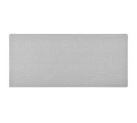 Yunovire Tapis gris clair 50 x 100 cm en polypropylène aiguilleté insonorisant antidérapant pour salon, chambre à coucher, cuisine, couloir, décoration d'intérieur moderne