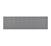 Yunovire Tapis gris foncé 80 x 300 cm en non-tissé aiguilleté antidérapant lavable, pour salon, chambre à coucher, cuisine, couloir, revêtement de sol moderne, insonorisant