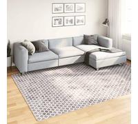 Yunovire Tapis lavable 190 x 300 cm - Multicolore - Antidérapant - Design moderne - Velours - Insonorisant - Pour salon, chambre à coucher, chambre d'enfant - Antibactérien - Facile d'entretien