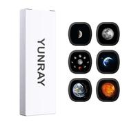 YUNRAY Ensemble de Disques pour Projecteur Galaxy, 6 Diapositives Ultra HD Projection Réaliste du Ciel Étoilé et des Nébuleuses, Compatible avec Galaxy Projector Pro et Modèles (SKE-TKQ01 & BL-DQY02)