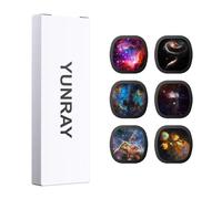 YUNRAY Galaxy Projector Disc - Diapositives de Projecteur Ultra HD, compatibles avec Le YUNRAY Galaxy Projector Pro et Les Modèles SKE-TKQ01 & BL-DQY02 (Pro Version) - Set de 6 Disques