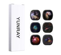 YUNRAY Galaxy Projector Disc - Diapositives de Projecteur Ultra HD, compatibles avec Le YUNRAY Galaxy Projector Pro et Les Modèles SKE-TKQ01 & BL-DQY02 (Pro Version) - Set de 6 Disques