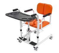 YUNRUX Chaise de transfert hydraulique pour patients - Hauteur de levage : 41 à 65 cm - Pour personnes âgées - Aide au transfert avec roues universelles - Chaise roulante portable pour patient - Ne