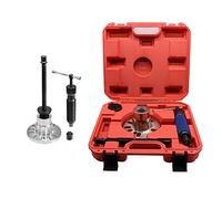 YUNRUX Extracteur hydraulique de moyeux de roue 10T Extracteur hydraulique d'arbres de transmission Outil Rouge
